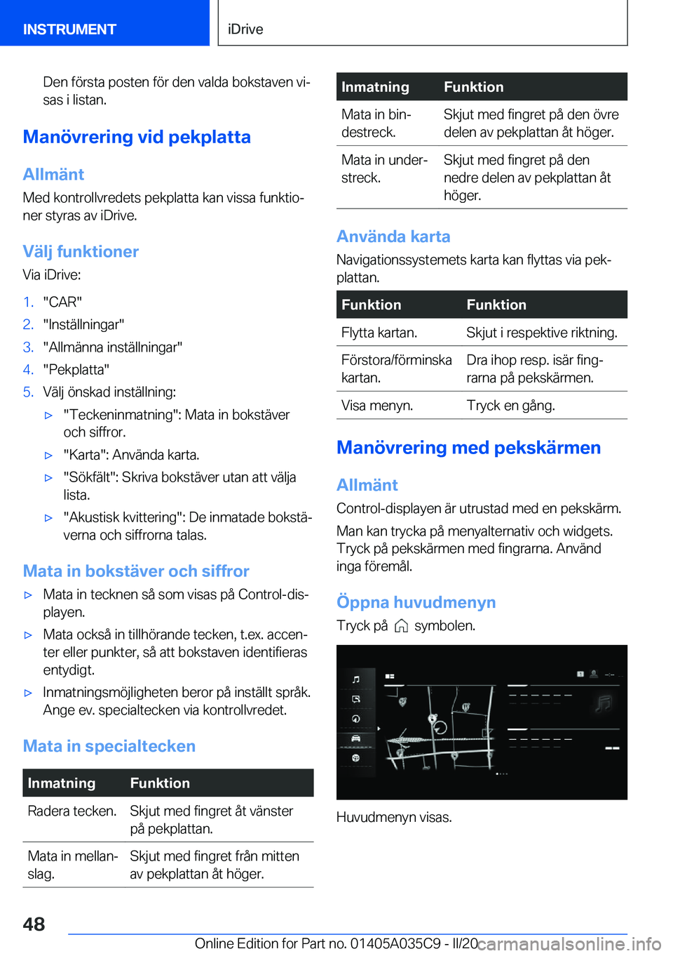 BMW X4 2020  InstruktionsbÖcker (in Swedish) �D�e�n��f�