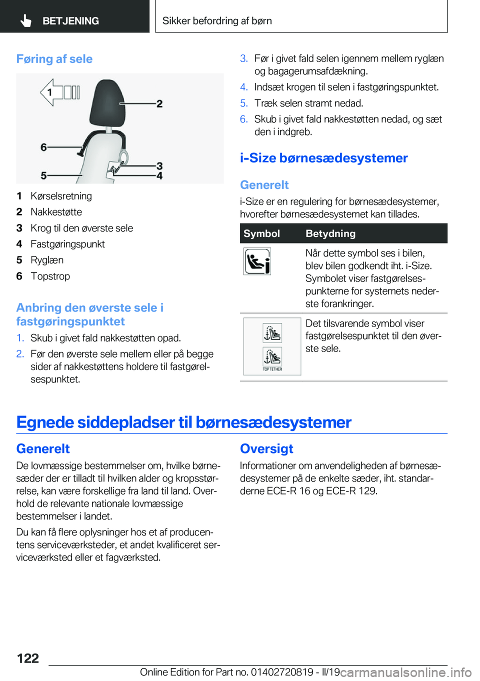 BMW X4 2019  InstruktionsbØger (in Danish) �F�