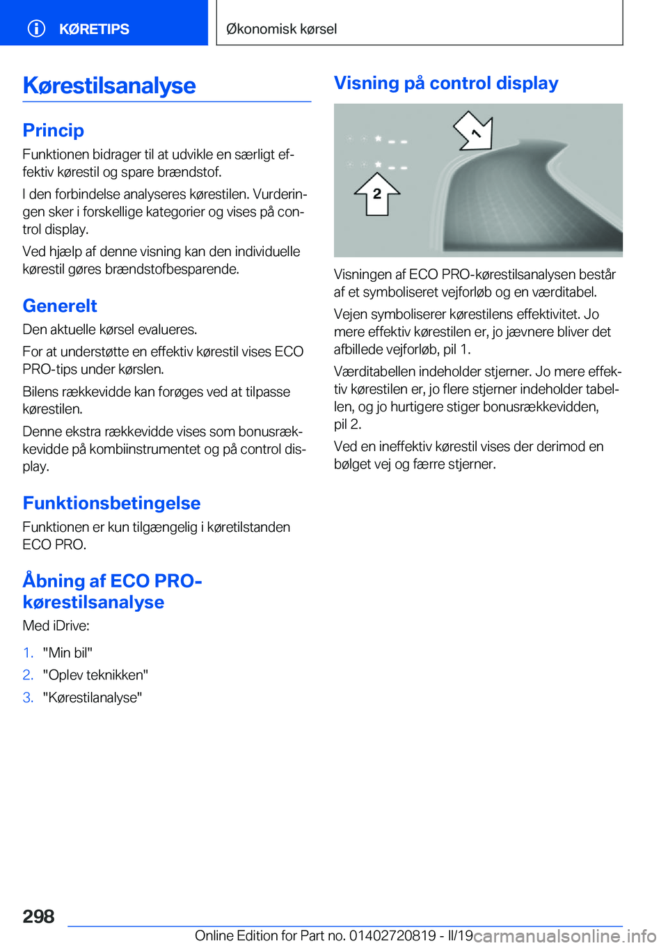 BMW X4 2019  InstruktionsbØger (in Danish) �K�