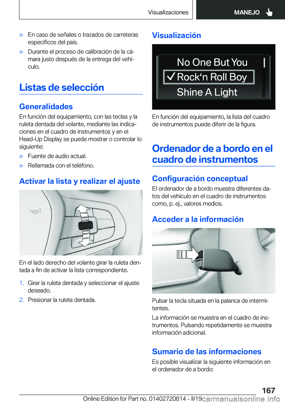 BMW X4 2019  Manuales de Empleo (in Spanish) x�E�n��c�a�s�o��d�e��s�e�