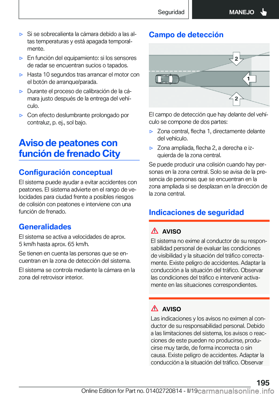 BMW X4 2019  Manuales de Empleo (in Spanish) x�S�i��s�e��s�o�b�r�e�c�a�l�i�e�n�t�a��l�a��c�