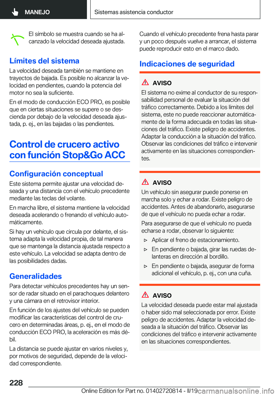 BMW X4 2019  Manuales de Empleo (in Spanish) �E�l��s�