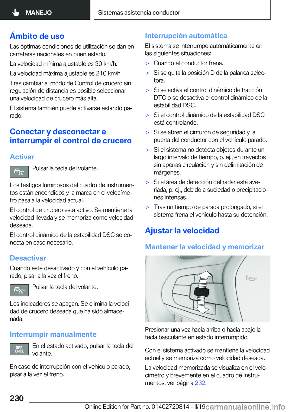 BMW X4 2019  Manuales de Empleo (in Spanish) �