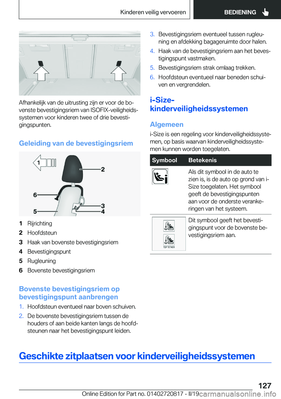 BMW X4 2019  Instructieboekjes (in Dutch) �A�f�h�a�n�k�e�l�i�j�k��v�a�n��d�e��u�i�t�r�u�s�t�i�n�g��z�i�j�n��e�r��v�o�o�r��d�e��b�oj�v�e�n�s�t�e��b�e�v�e�s�t�i�g�i�n�g�s�r�i�e�m��v�a�n��I�S�O�F�I�X�-�v�e�i�l�i�g�h�e�i�d�sj�s�y�s�t