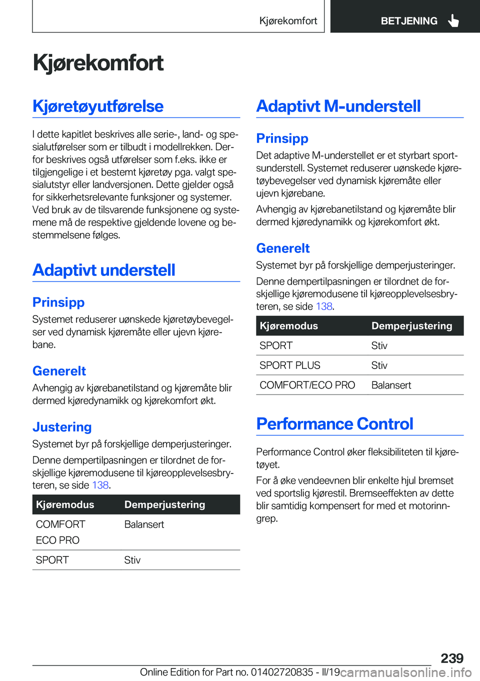 BMW X4 2019  InstruksjonsbØker (in Norwegian) �K�j�
