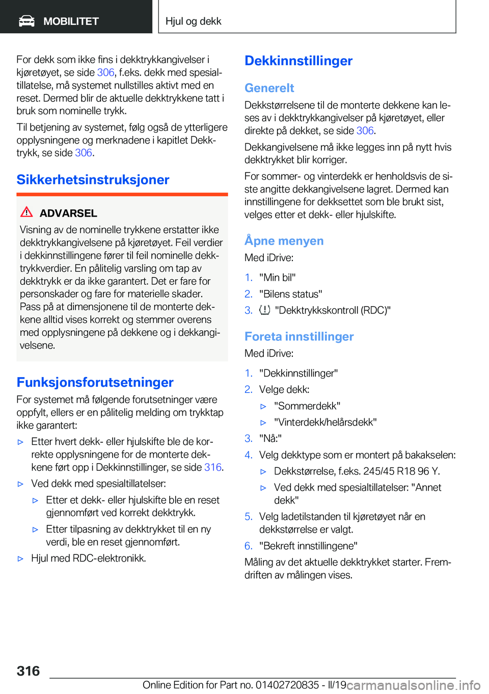 BMW X4 2019  InstruksjonsbØker (in Norwegian) �F�o�r��d�e�k�k��s�o�m��i�k�k�e��f�i�n�s��i��d�e�k�k�t�r�y�k�k�a�n�g�i�v�e�l�s�e�r��i�k�j�