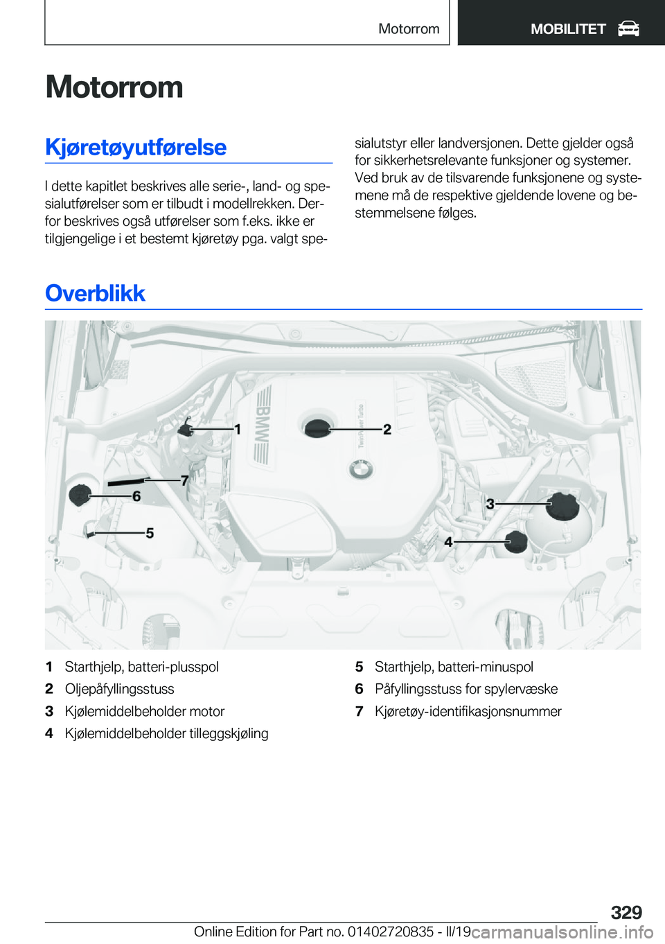 BMW X4 2019  InstruksjonsbØker (in Norwegian) �M�o�t�o�r�r�o�m�K�j�