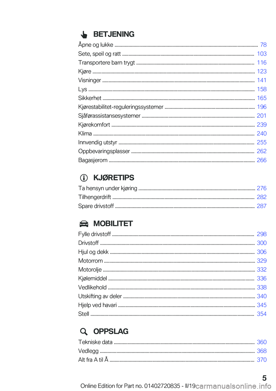 BMW X4 2019  InstruksjonsbØker (in Norwegian) �B�E�T�J�E�N�I�N�G
�