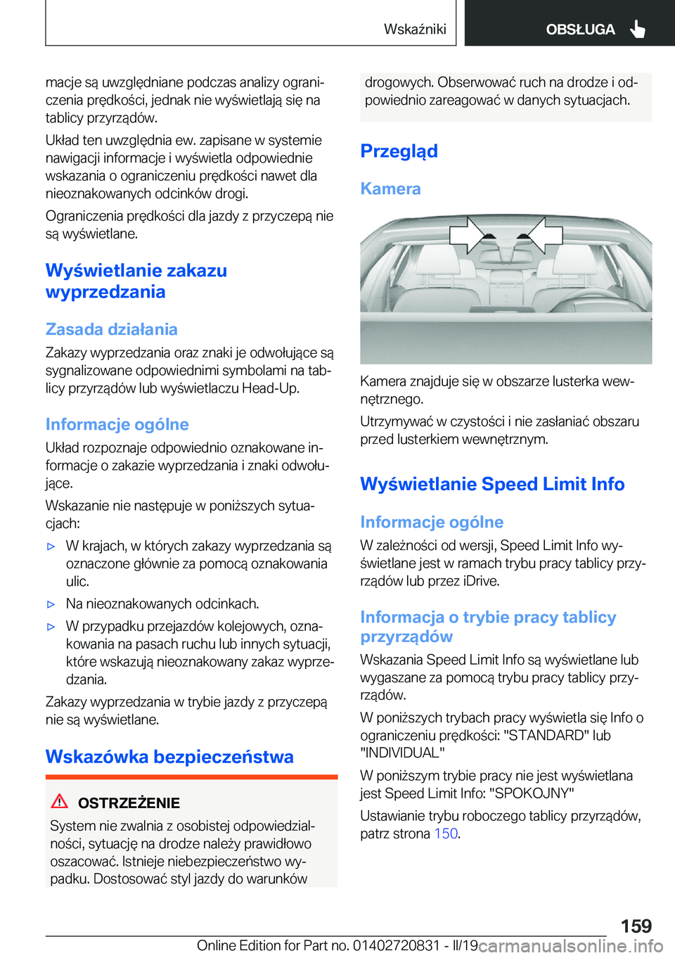 BMW X4 2019  Instrukcja obsługi (in Polish) �m�a�c�j�e��s�