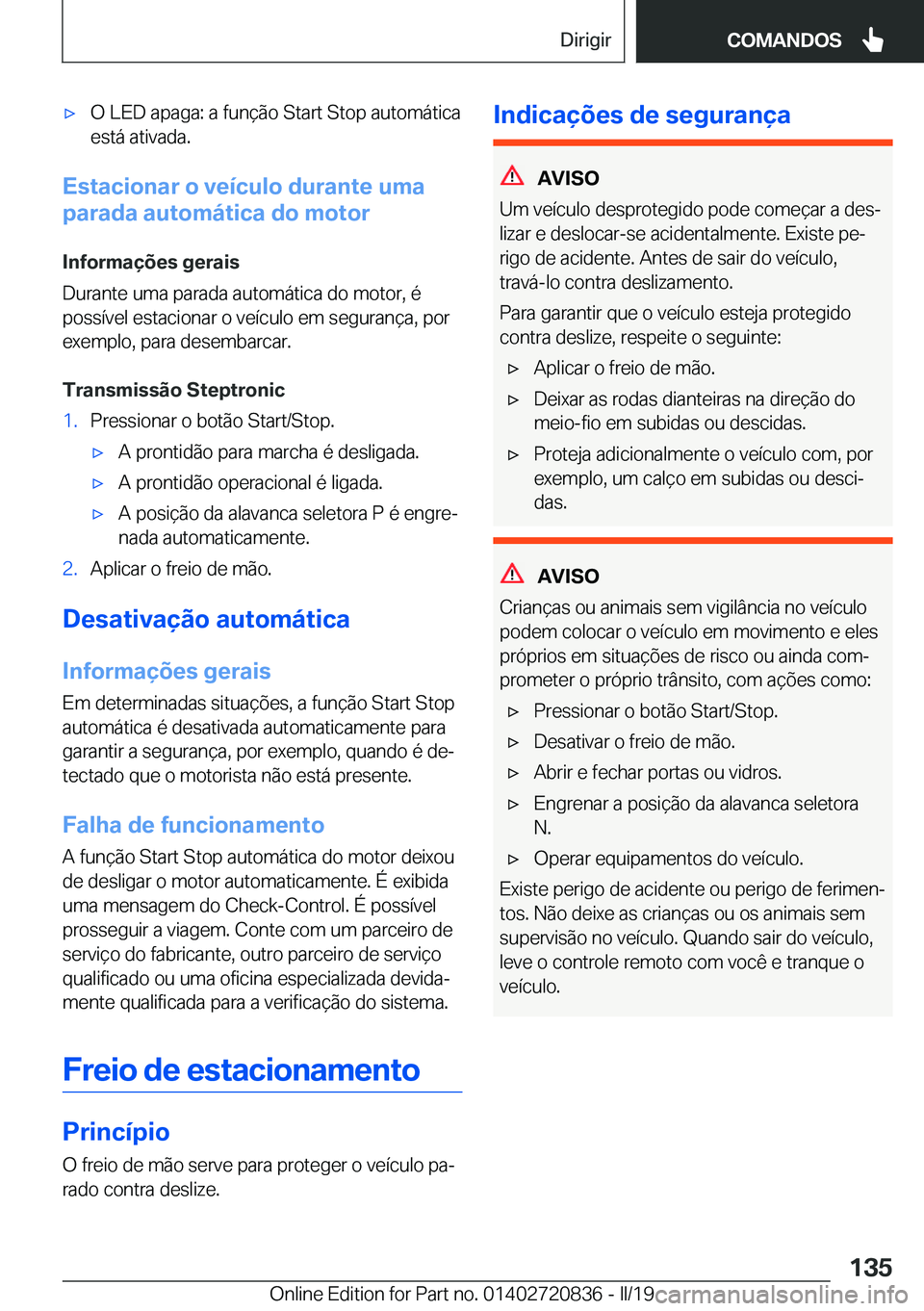 BMW X4 2019  Manual do condutor (in Portuguese) x�O��L�E�D��a�p�a�g�a�:��a��f�u�n�