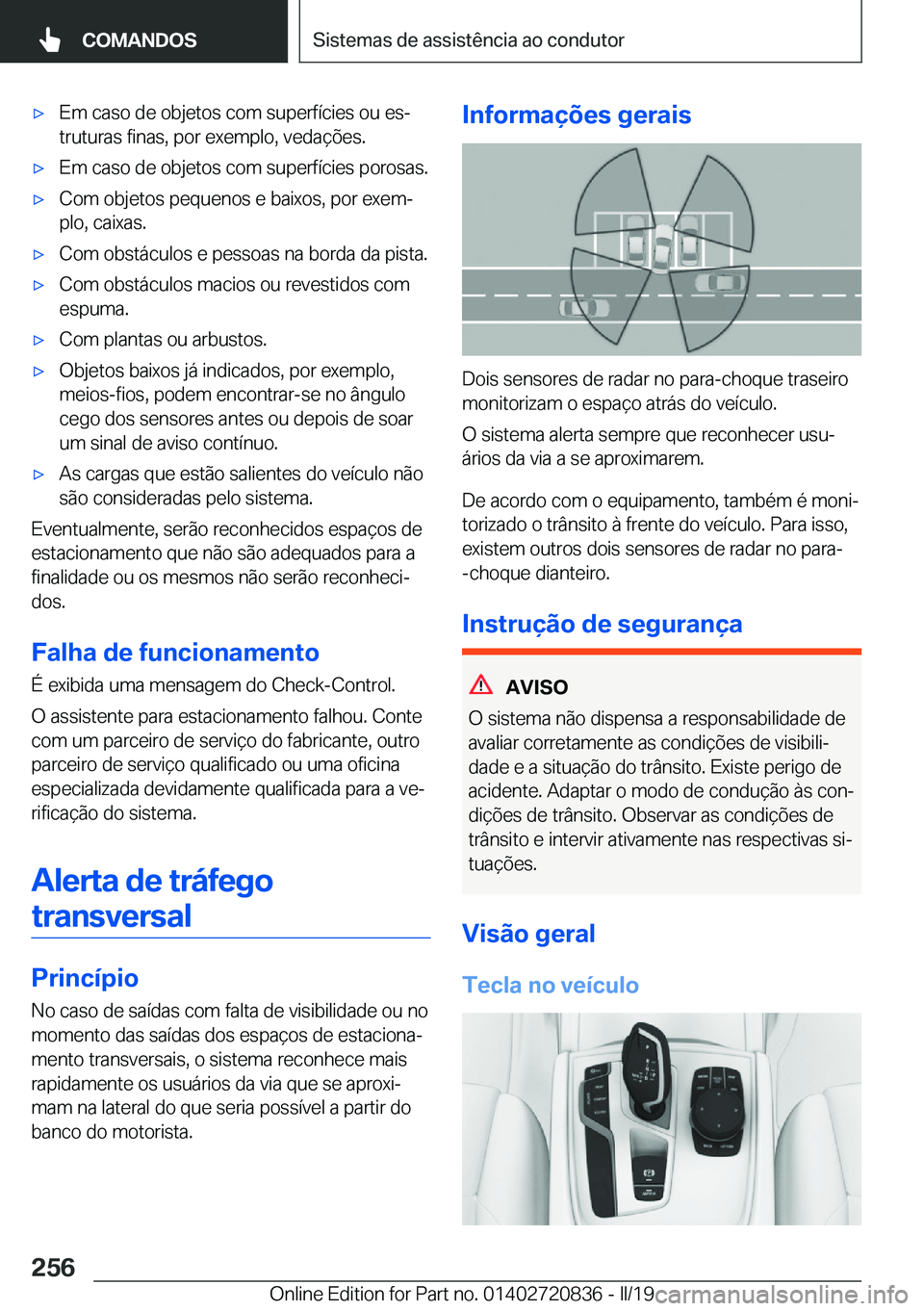 BMW X4 2019  Manual do condutor (in Portuguese) x�E�m��c�a�s�o��d�e��o�b�j�e�t�o�s��c�o�m��s�u�p�e�r�f�