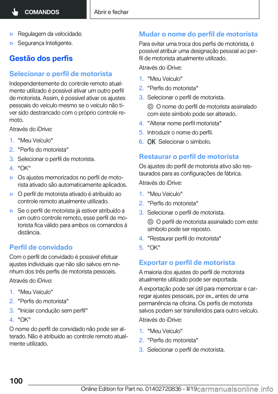 BMW X4 2019  Manual do condutor (in Portuguese) x�R�e�g�u�l�a�g�e�m��d�a��v�e�l�o�c�i�d�a�d�e�.x�S�e�g�u�r�a�n�