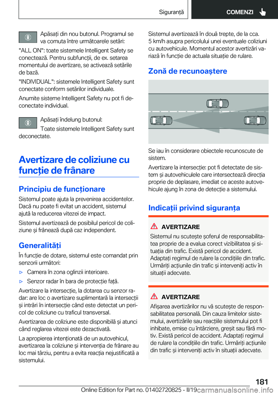 BMW X4 2019  Ghiduri De Utilizare (in Romanian) �A�p�