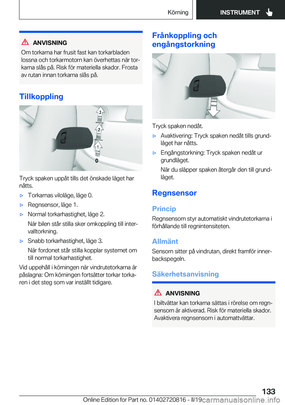 BMW X4 2019  InstruktionsbÖcker (in Swedish) �A�N�V�I�S�N�I�N�G
�O�m��t�o�r�k�a�r�n�a��h�a�r��f�r�u�s�i�t��f�a�s�t��k�a�n��t�o�r�k�a�r�b�l�a�d�e�n
�l�o�s�s�n�a��o�c�h��t�o�r�k�a�r�m�o�t�o�r�n��k�a�n��