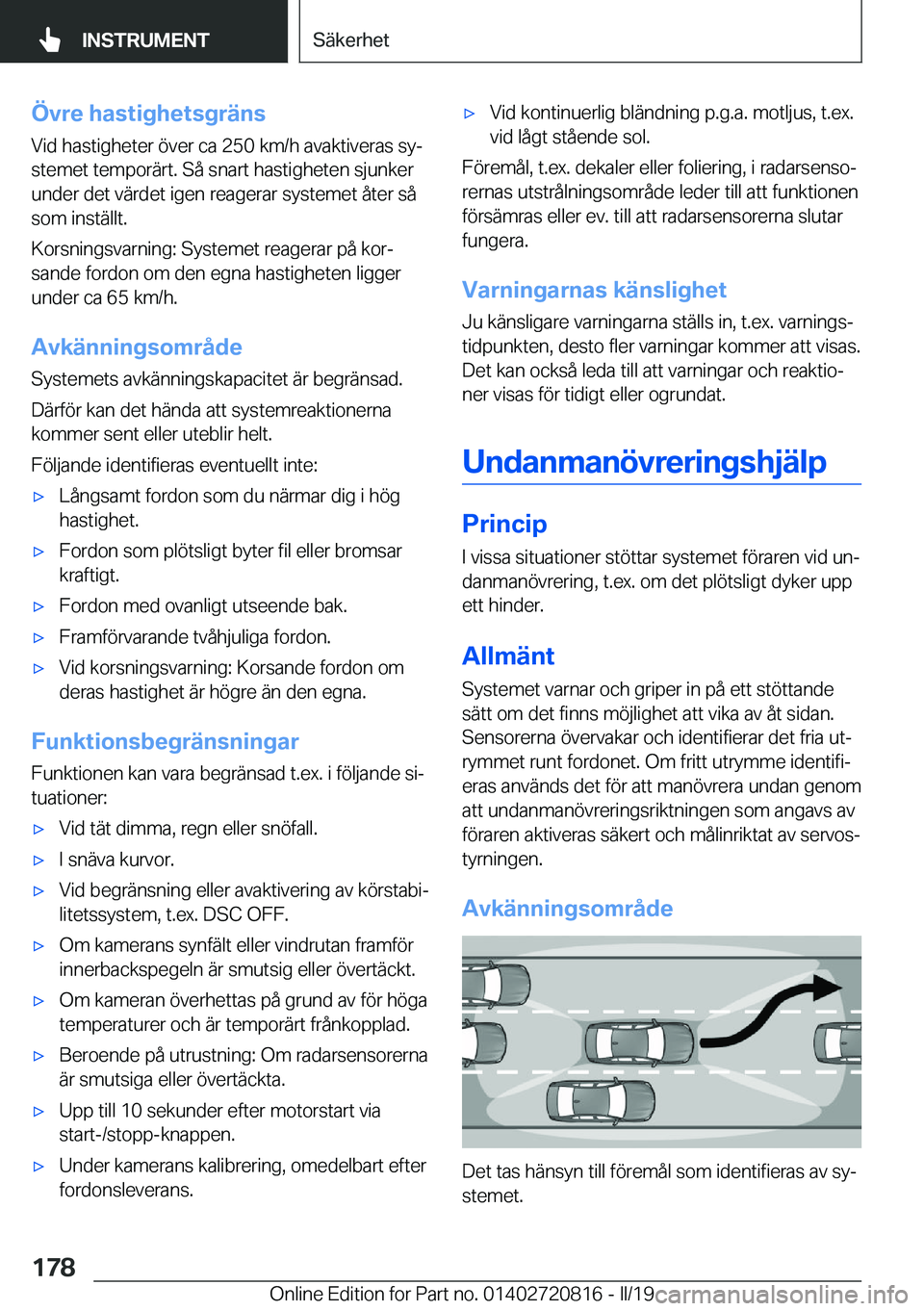 BMW X4 2019  InstruktionsbÖcker (in Swedish) �