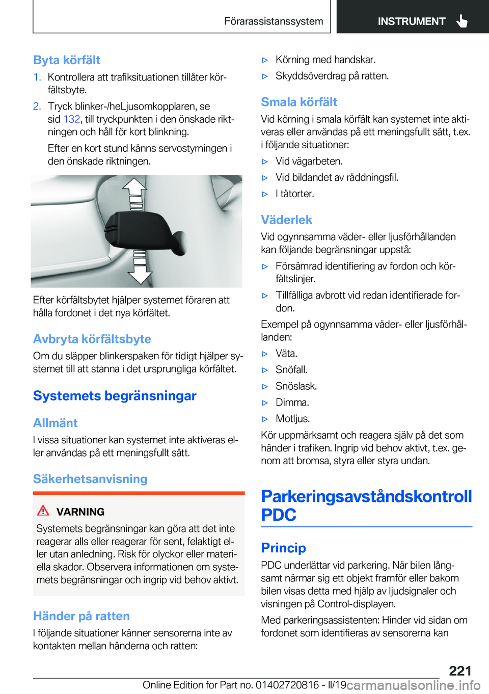 BMW X4 2019  InstruktionsbÖcker (in Swedish) �B�y�t�a��k�