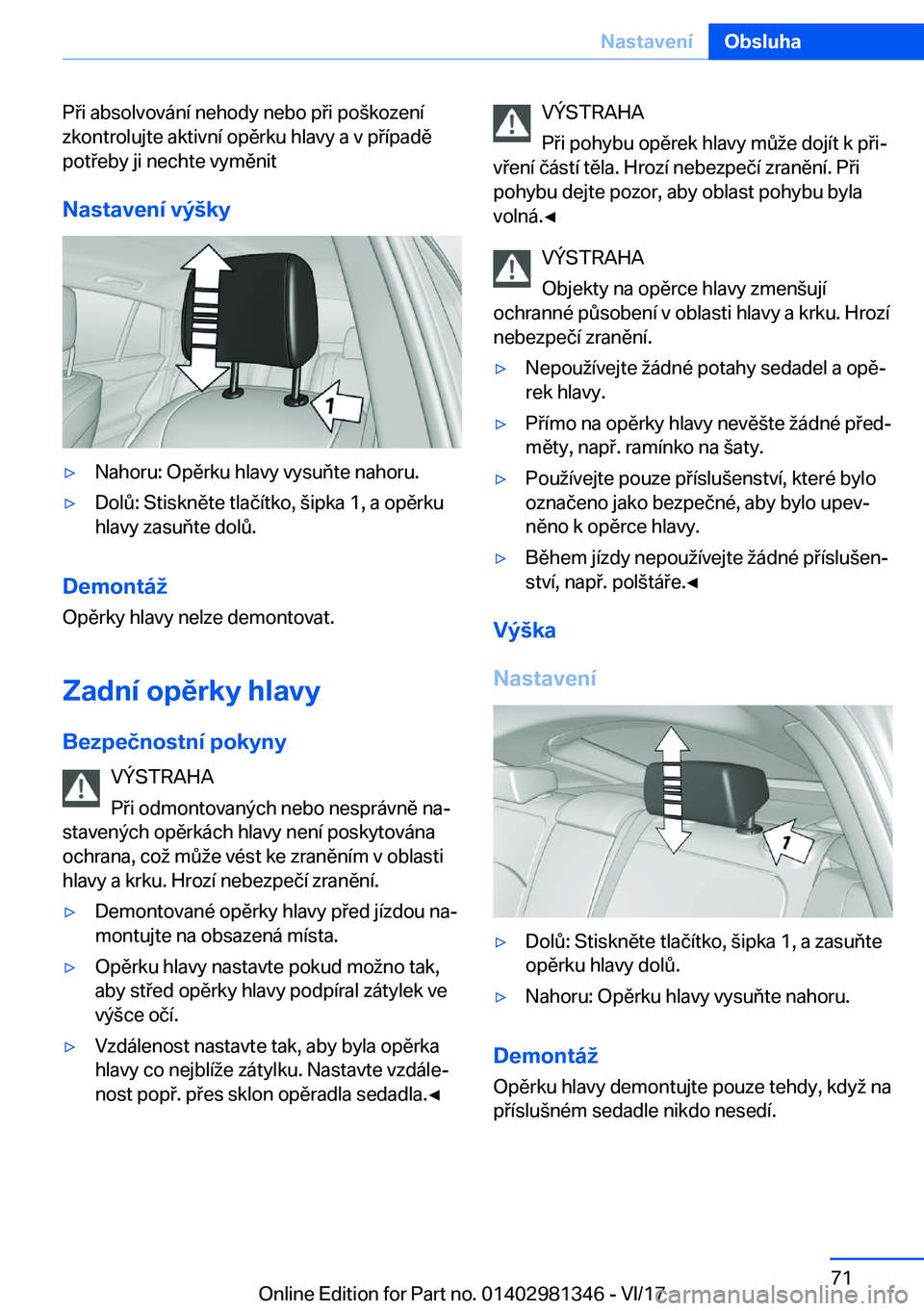 BMW X4 2018  Návod na použití (in Czech) �P �i� �a�b�s�o�l�v�o�v�