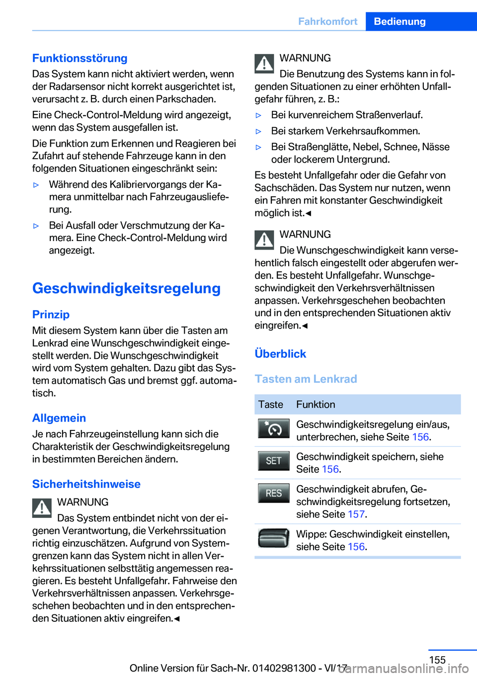 BMW X4 2018  Betriebsanleitungen (in German) �F�u�n�k�t�i�o�n�s�s�t�
