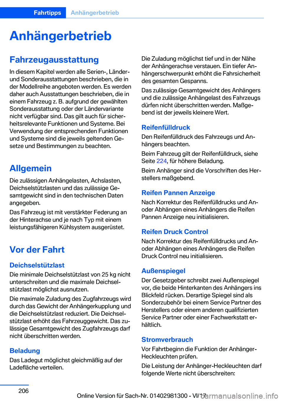 BMW X4 2018  Betriebsanleitungen (in German) �A�n�h�