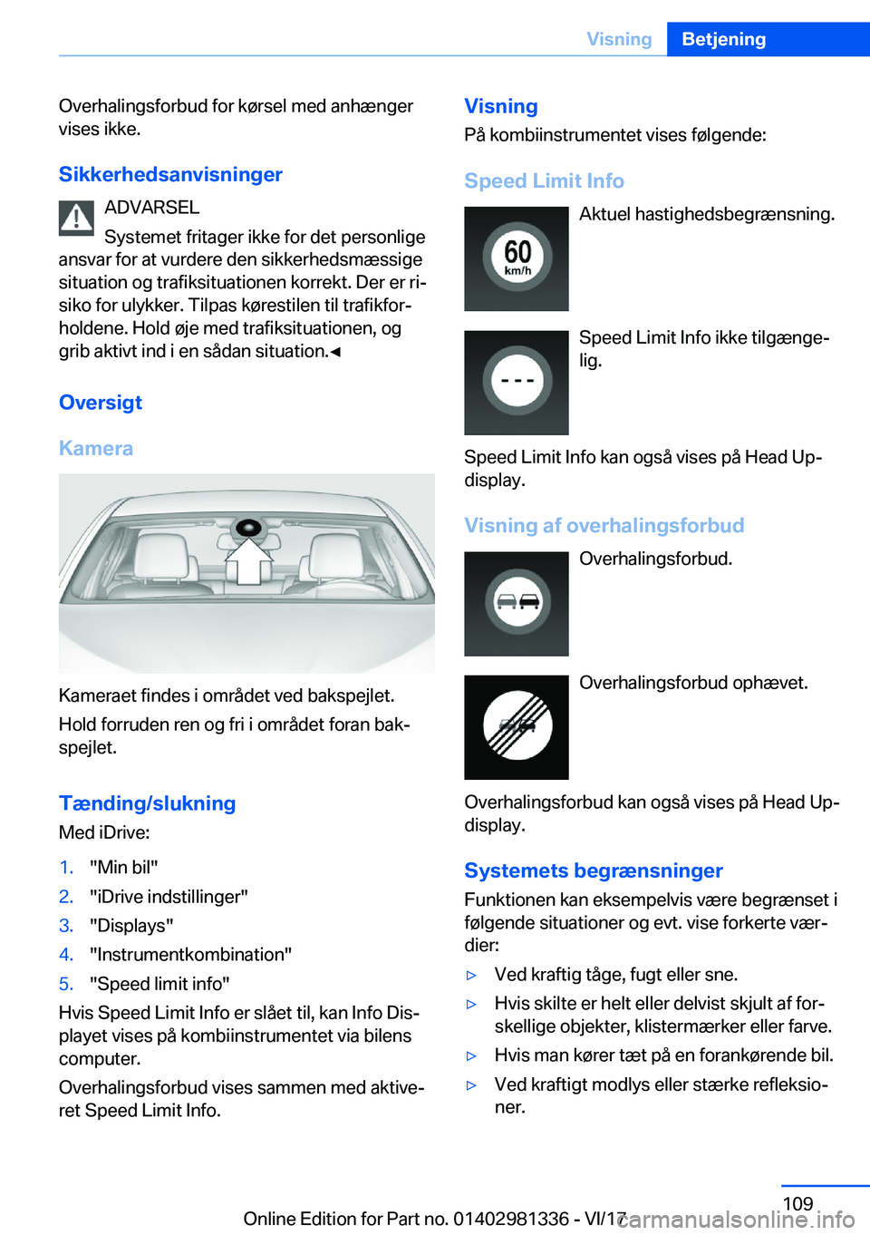 BMW X4 2018  InstruktionsbØger (in Danish) �O�v�e�r�h�a�l�i�n�g�s�f�o�r�b�u�d� �f�o�r� �k�