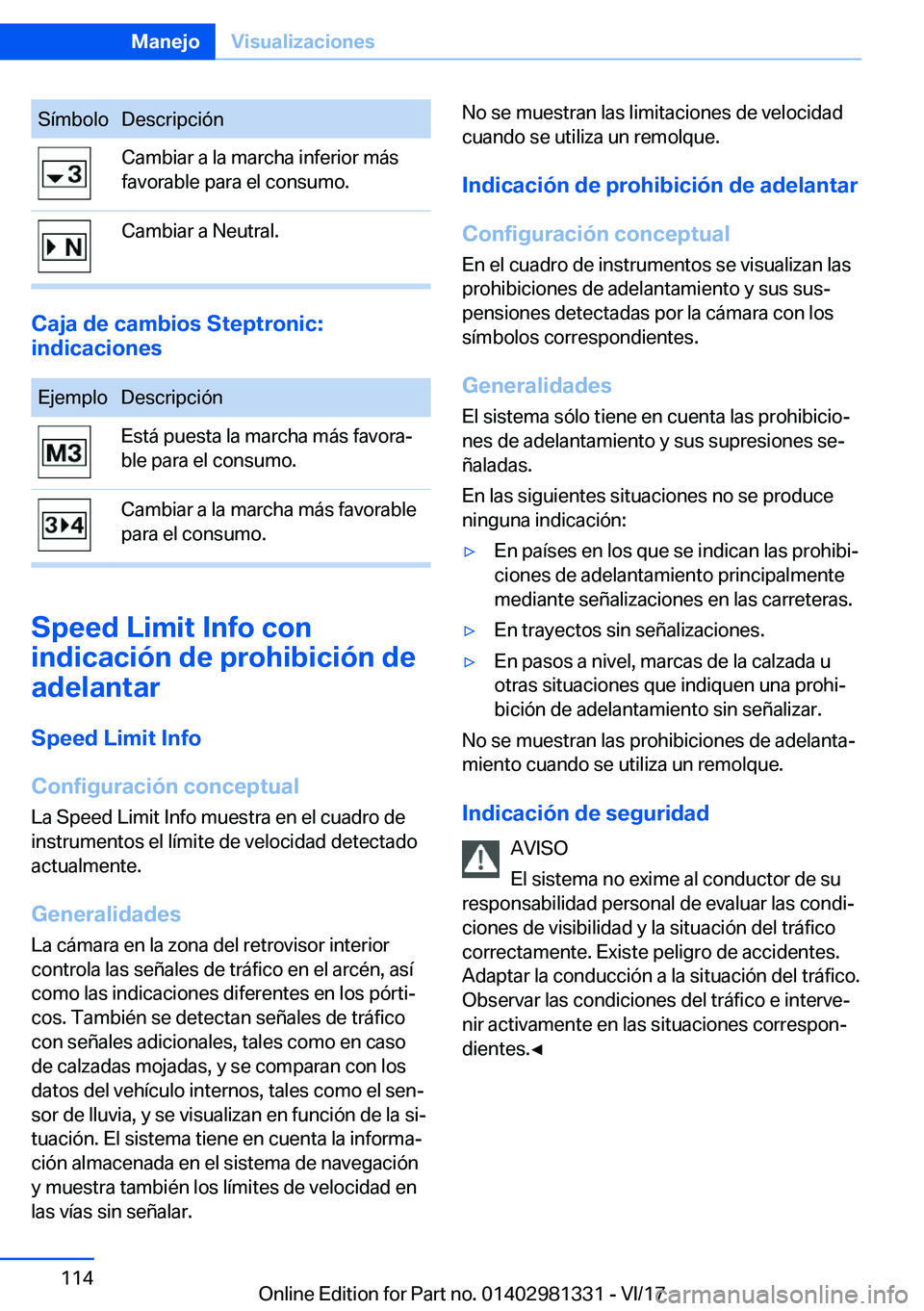 BMW X4 2018  Manuales de Empleo (in Spanish) �S�