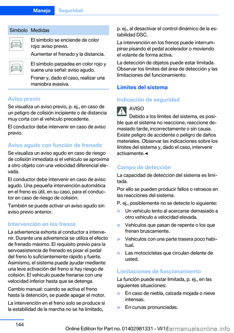 BMW X4 2018  Manuales de Empleo (in Spanish) �S�