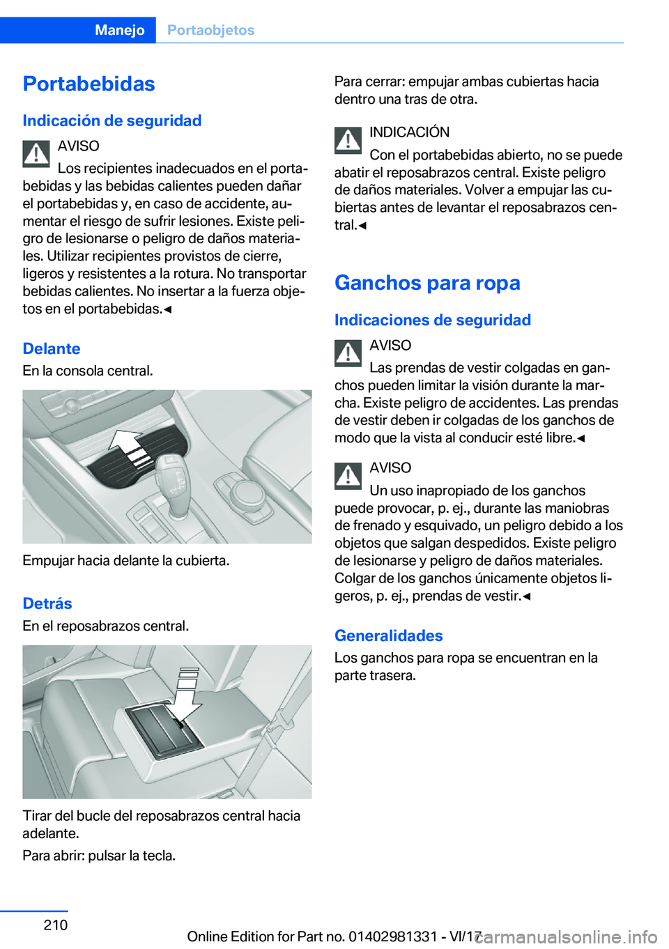 BMW X4 2018  Manuales de Empleo (in Spanish) �P�o�r�t�a�b�e�b�i�d�a�s�I�n�d�i�c�a�c�i�