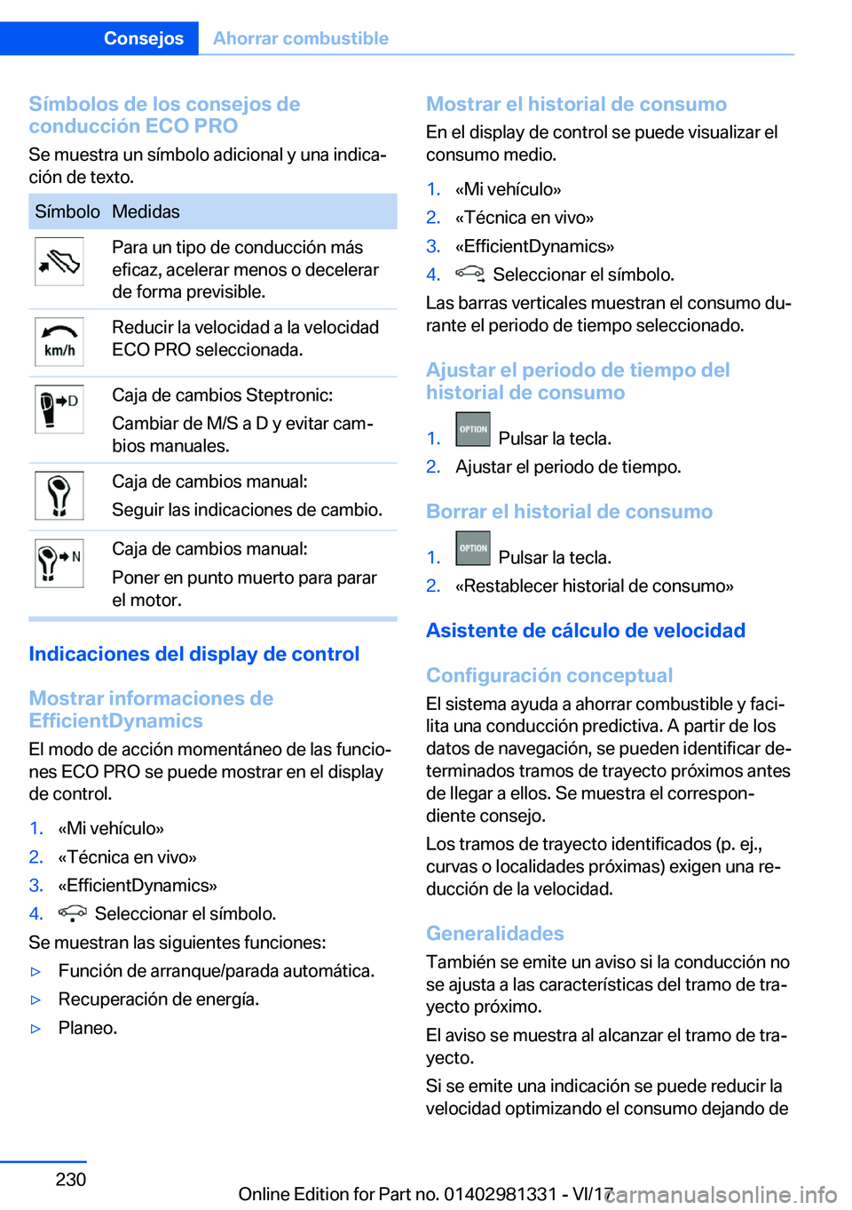 BMW X4 2018  Manuales de Empleo (in Spanish) �S�