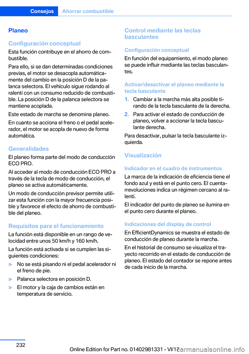 BMW X4 2018  Manuales de Empleo (in Spanish) �P�l�a�n�e�o
�C�o�n�f�i�g�u�r�a�c�i�
