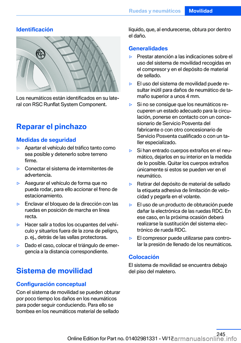 BMW X4 2018  Manuales de Empleo (in Spanish) �I�d�e�n�t�i�f�i�c�a�c�i�