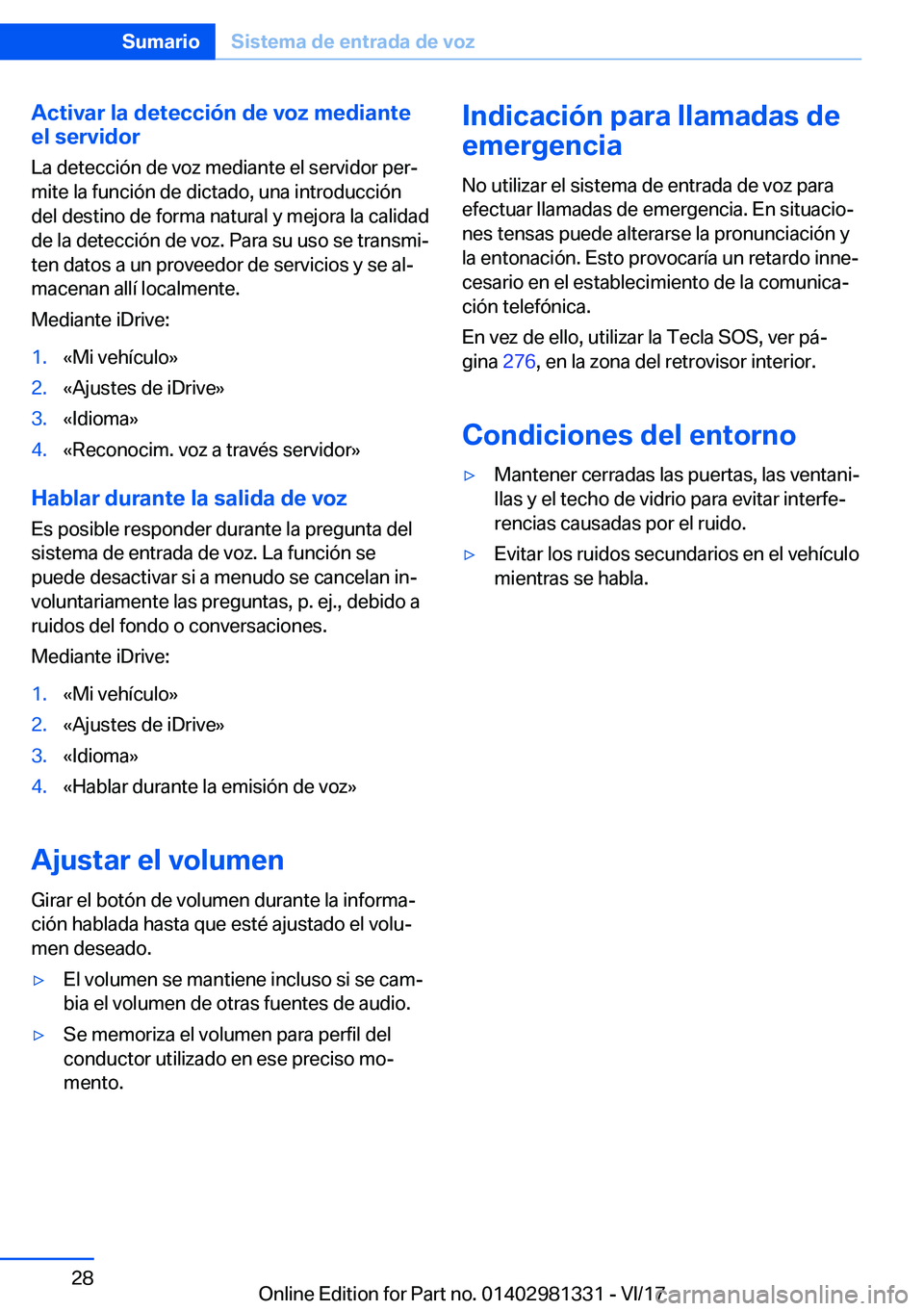 BMW X4 2018  Manuales de Empleo (in Spanish) �A�c�t�i�v�a�r��l�a��d�e�t�e�c�c�i�