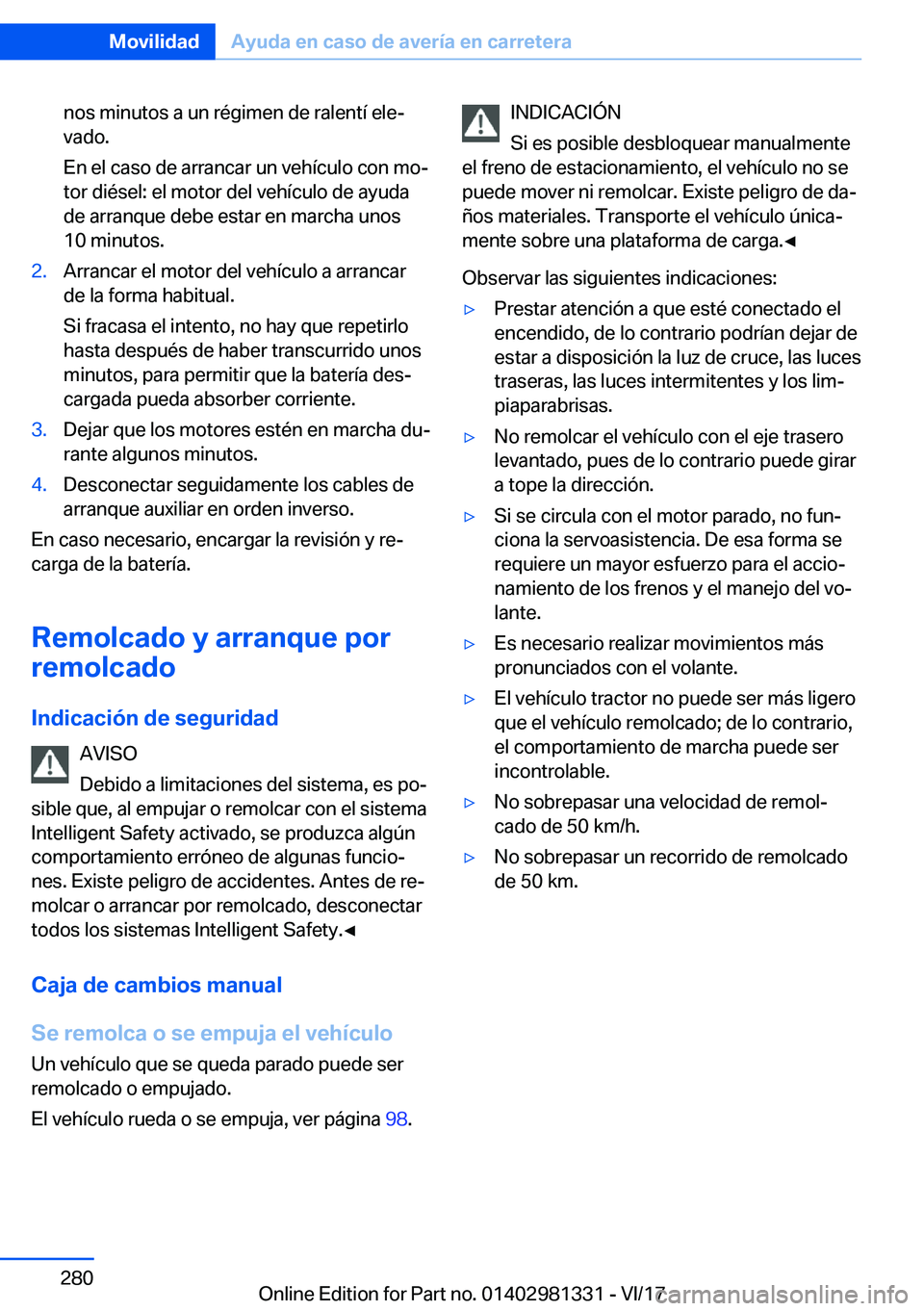 BMW X4 2018  Manuales de Empleo (in Spanish) �n�o�s� �m�i�n�u�t�o�s� �a� �u�n� �r�