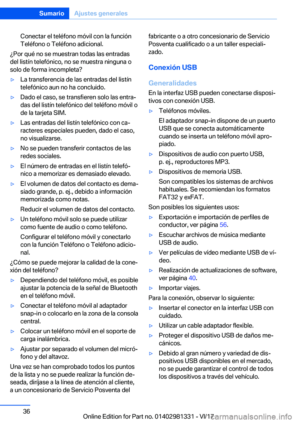 BMW X4 2018  Manuales de Empleo (in Spanish) �C�o�n�e�c�t�a�r� �e�l� �t�e�l�