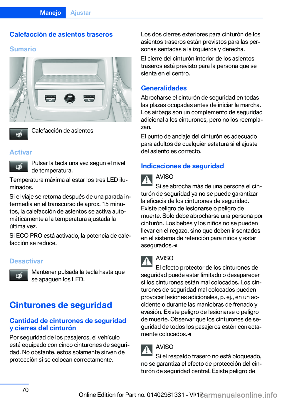 BMW X4 2018  Manuales de Empleo (in Spanish) �C�a�l�e�f�a�c�c�i�