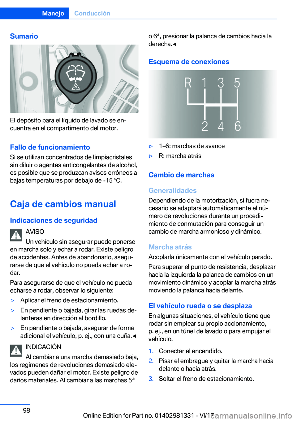 BMW X4 2018  Manuales de Empleo (in Spanish) �S�u�m�a�r�i�o
�E�l� �d�e�p�
