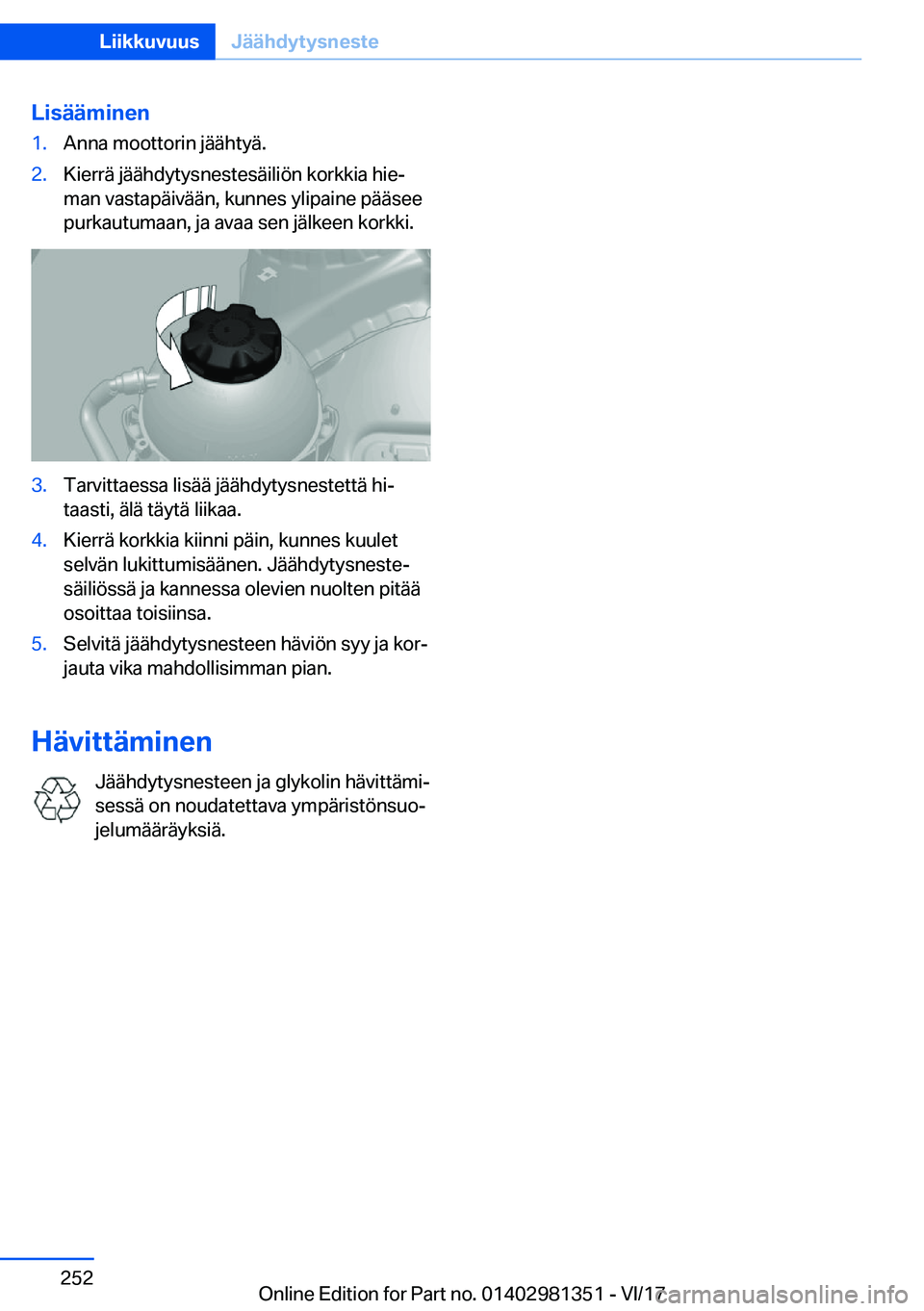 BMW X4 2018  Omistajan Käsikirja (in Finnish) �L�i�s�
