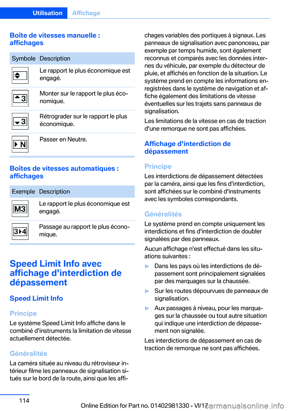BMW X4 2018  Notices Demploi (in French) �B�o�