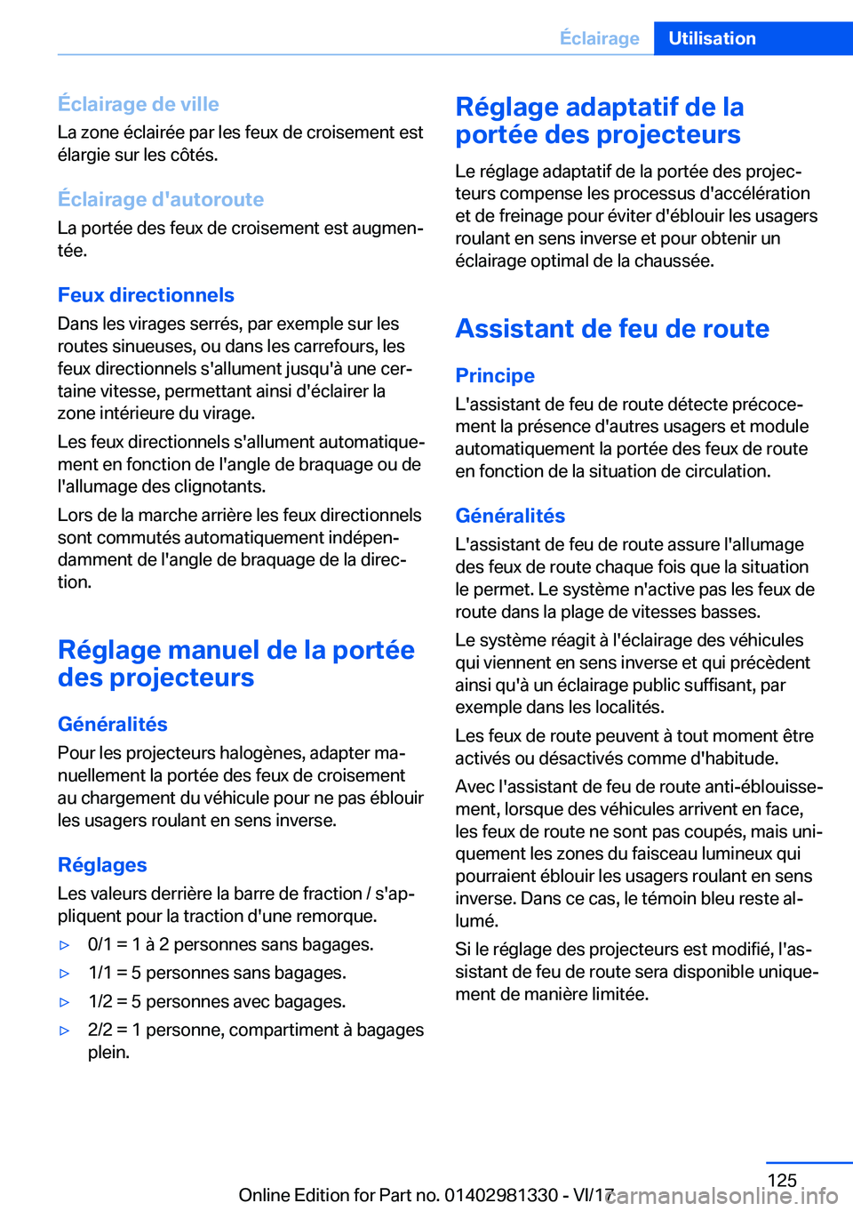 BMW X4 2018  Notices Demploi (in French) �