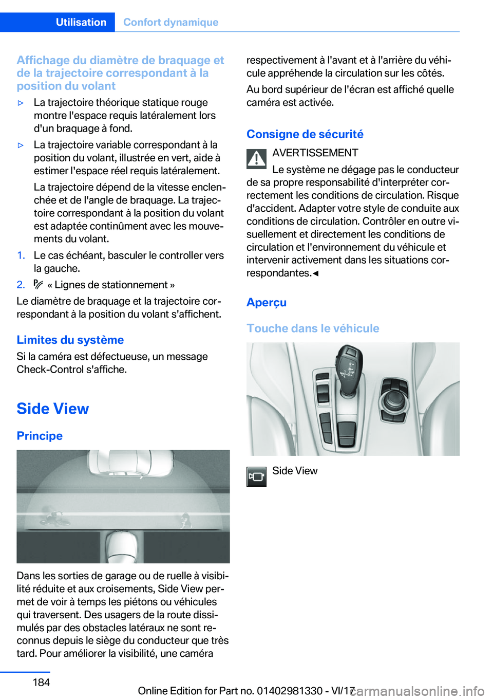 BMW X4 2018  Notices Demploi (in French) �A�f�f�i�c�h�a�g�e��d�u��d�i�a�m�è�t�r�e��d�e��b�r�a�q�u�a�g�e��e�t
�d�e��l�a��t�r�a�j�e�c�t�o�i�r�e��c�o�r�r�e�s�p�o�n�d�a�n�t��
