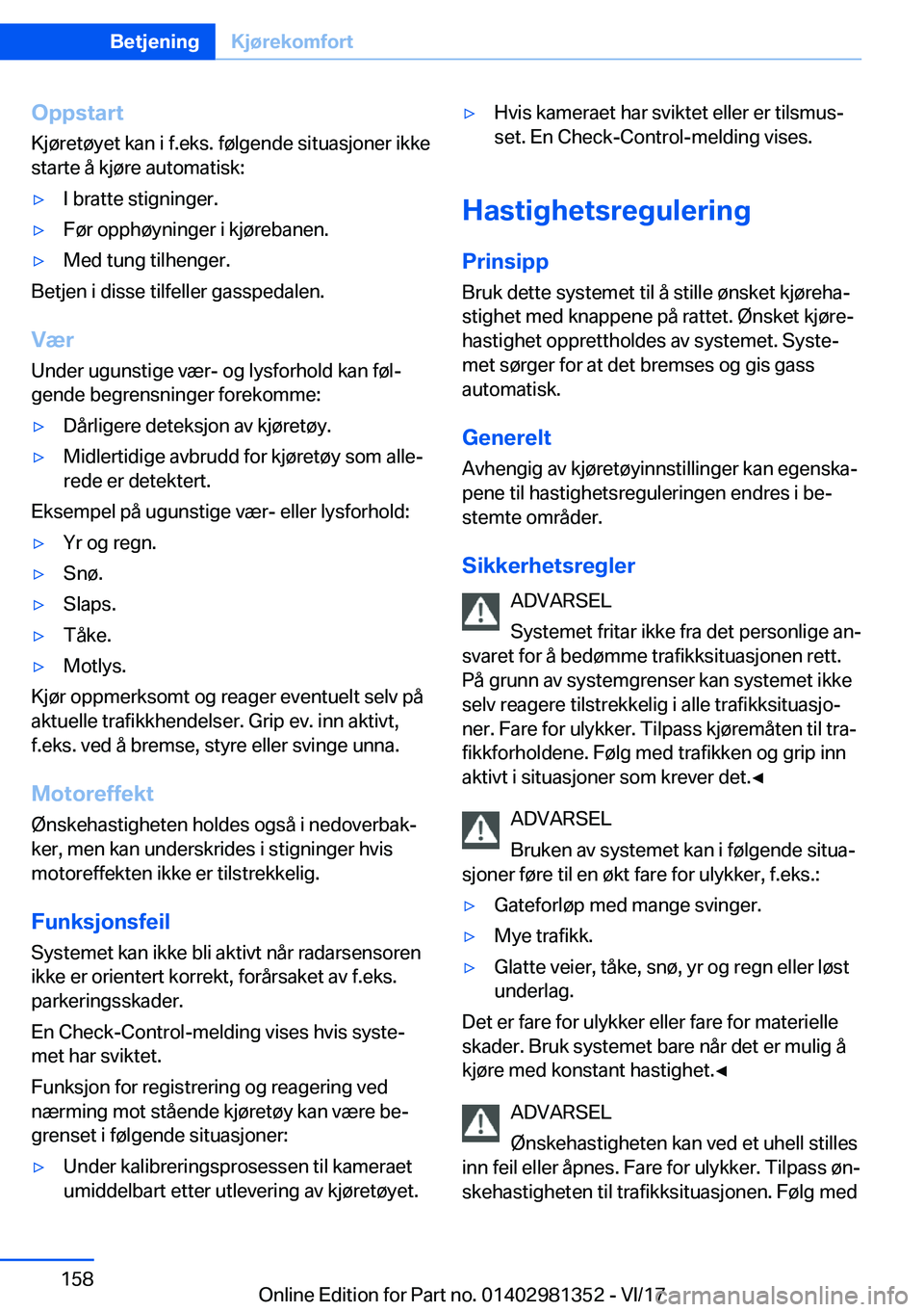 BMW X4 2018  InstruksjonsbØker (in Norwegian) �O�p�p�s�t�a�r�t
�K�j�