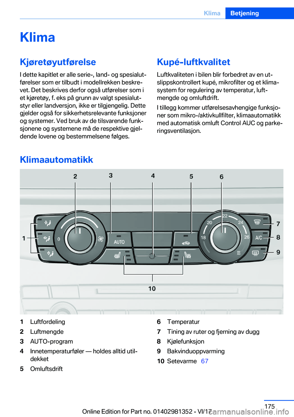 BMW X4 2018  InstruksjonsbØker (in Norwegian) �K�l�i�m�a�K�j�