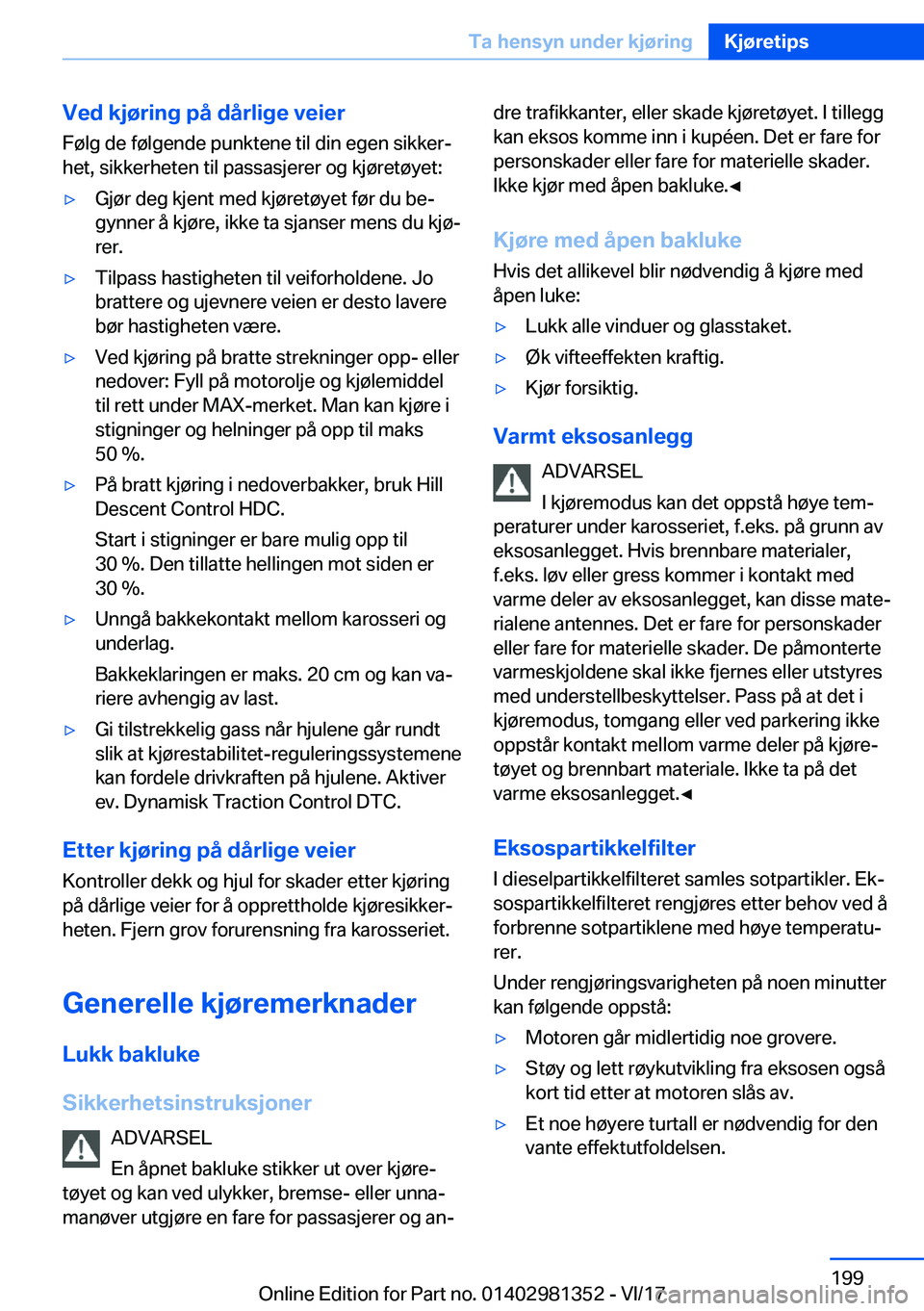 BMW X4 2018  InstruksjonsbØker (in Norwegian) �V�e�d��k�j�