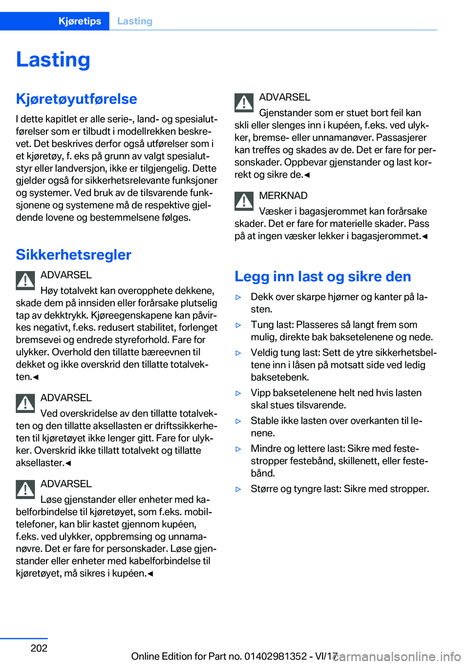 BMW X4 2018  InstruksjonsbØker (in Norwegian) �L�a�s�t�i�n�g�K�j�