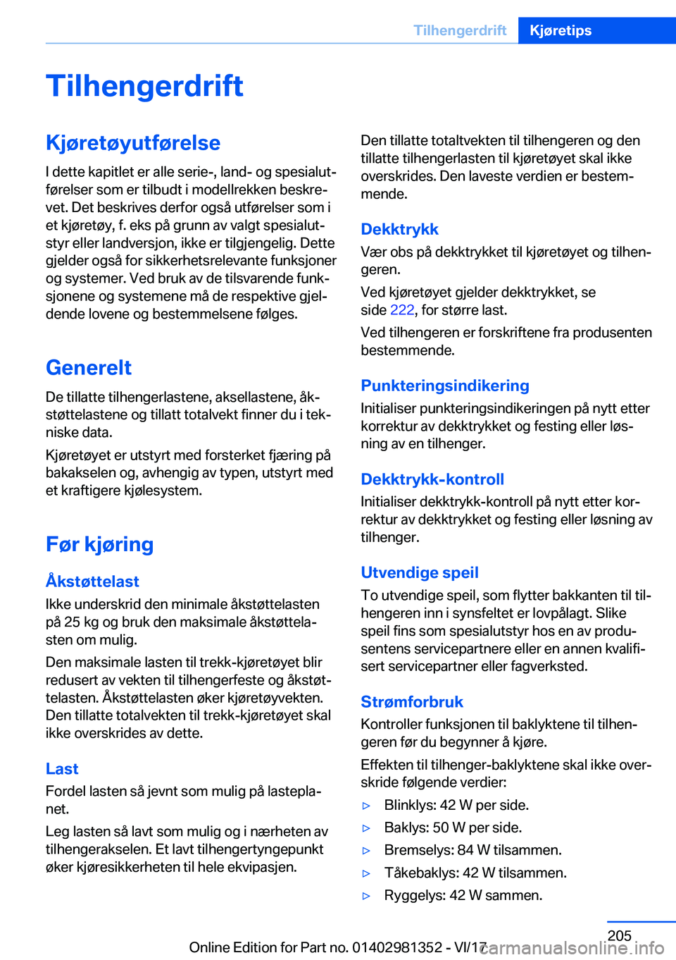 BMW X4 2018  InstruksjonsbØker (in Norwegian) �T�i�l�h�e�n�g�e�r�d�r�i�f�t�K�j�