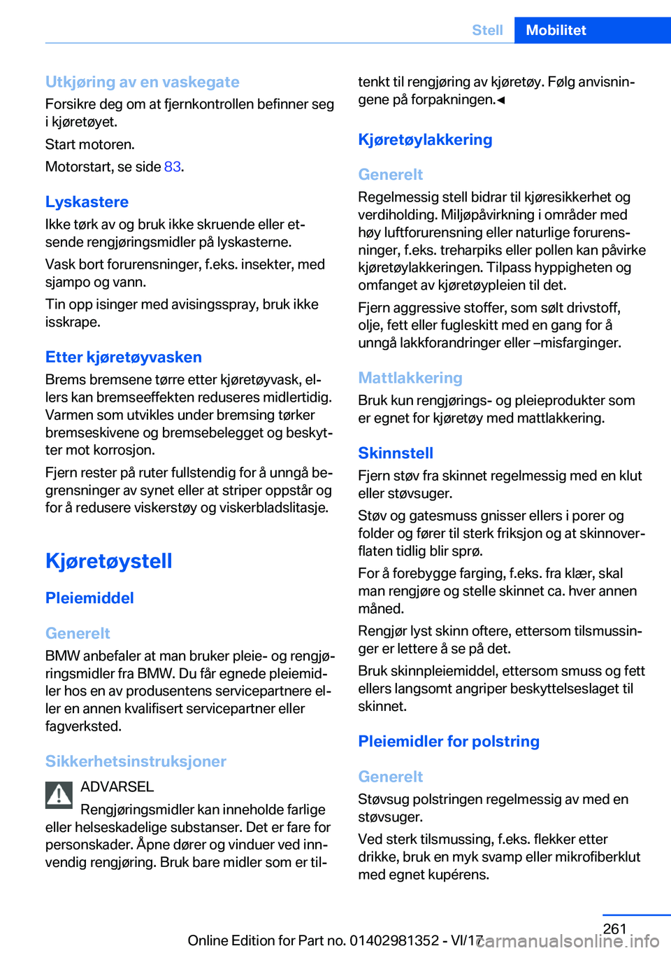 BMW X4 2018  InstruksjonsbØker (in Norwegian) �U�t�k�j�