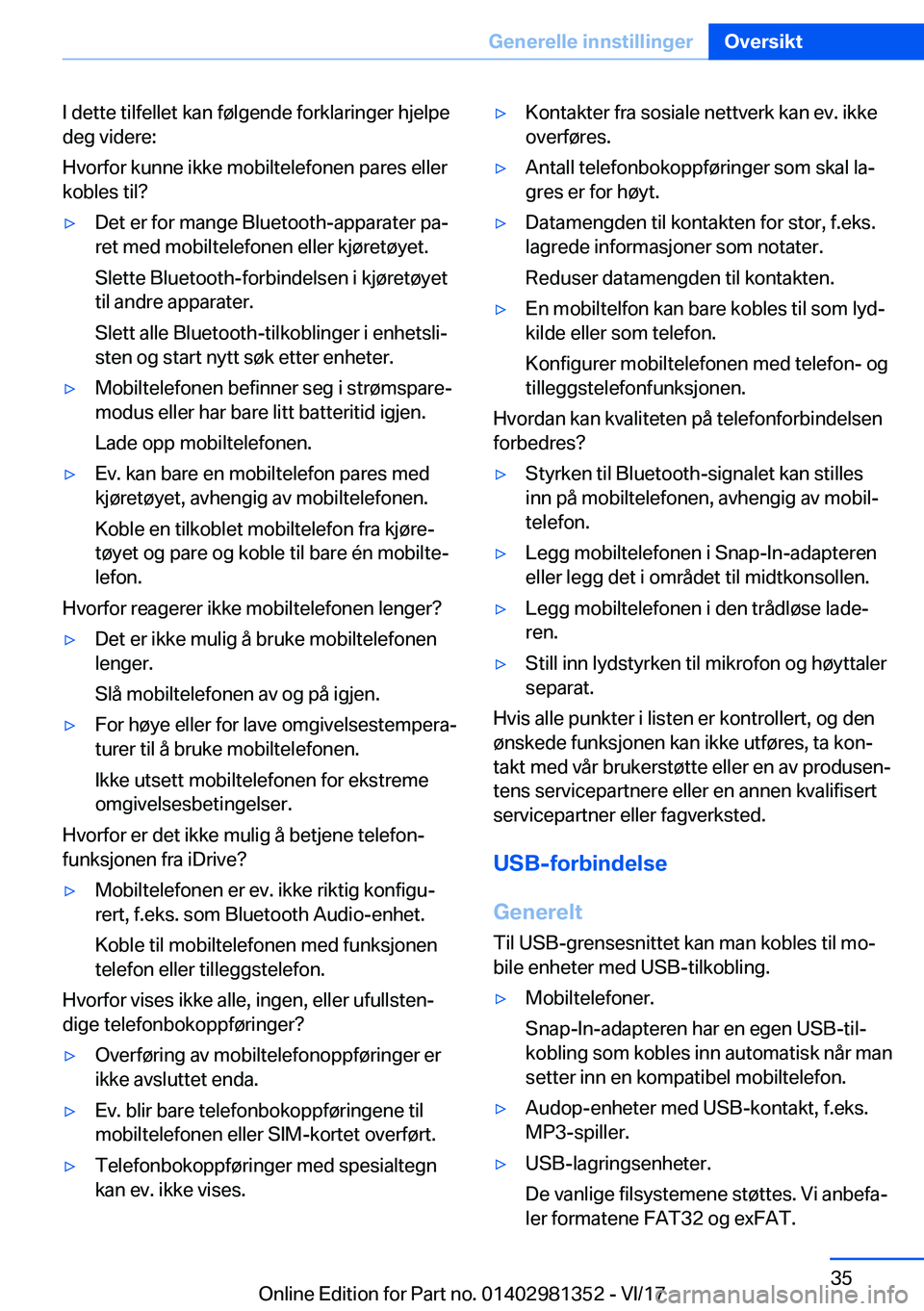 BMW X4 2018  InstruksjonsbØker (in Norwegian) �I� �d�e�t�t�e� �t�i�l�f�e�l�l�e�t� �k�a�n� �f�