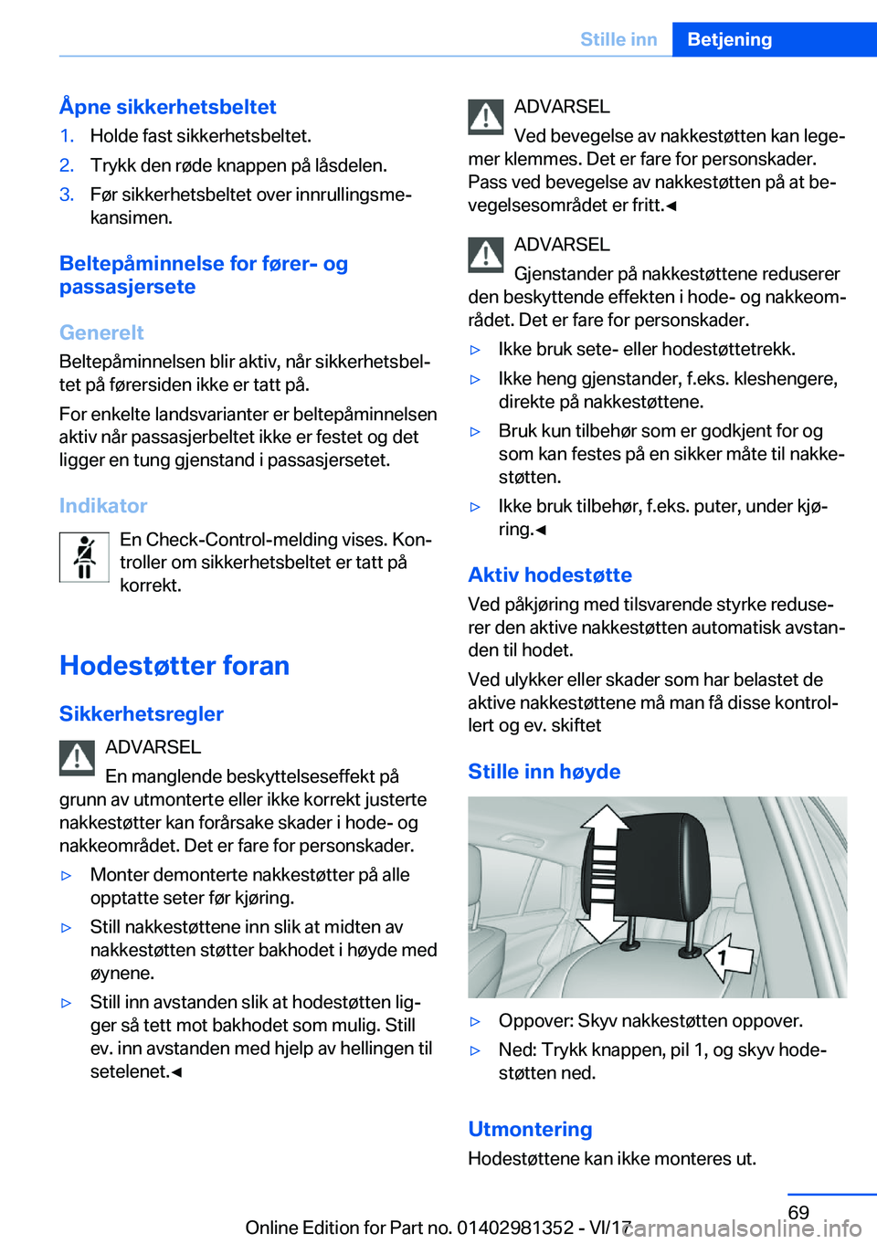 BMW X4 2018  InstruksjonsbØker (in Norwegian) �