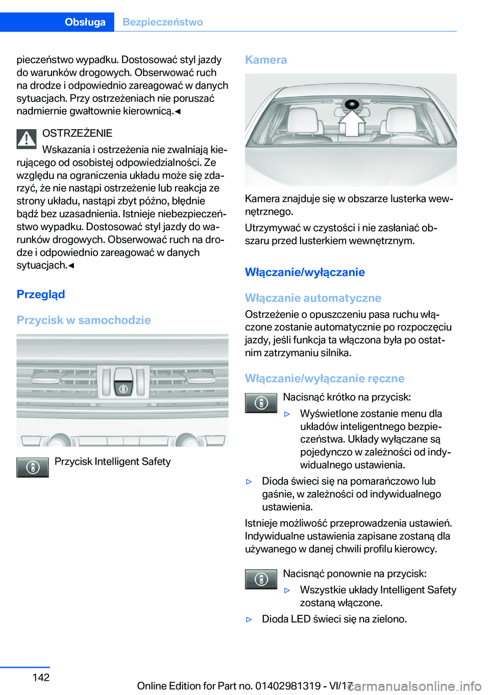 BMW X4 2018  Instrukcja obsługi (in Polish) �p�i�e�c�z�e�