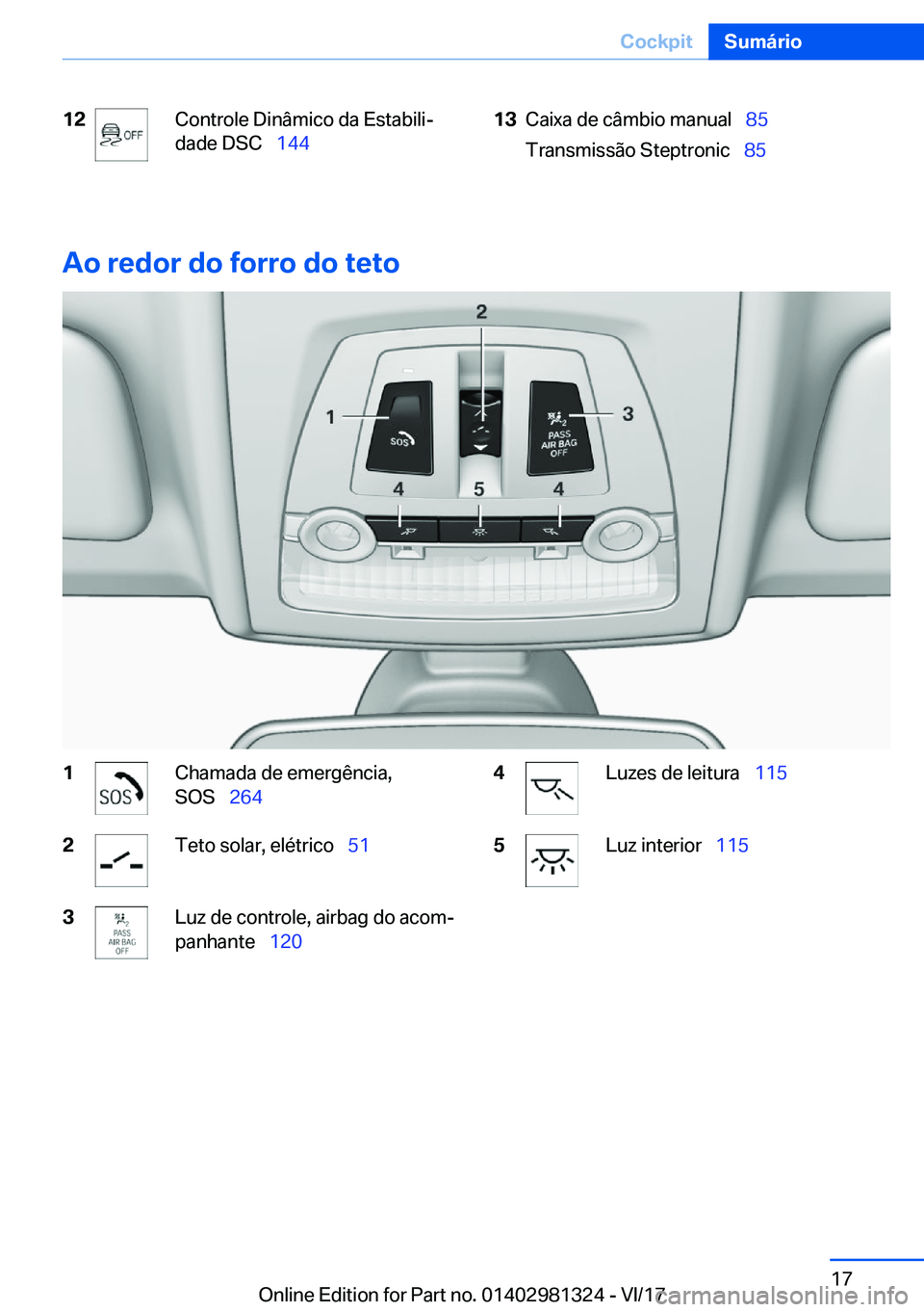 BMW X4 2018  Manual do condutor (in Portuguese) �1�2�C�o�n�t�r�o�l�e� �D�i�n�â�m�i�c�o� �d�a� �E�s�t�a�b�i�l�iª
�d�a�d�e� �D�S�C\_ �1�4�4�1�3�C�a�i�x�a� �d�e� �c�â�m�b�i�o� �m�a�n�u�a�l\_ �8�5
�T�r�a�n�s�m�i�s�s�ã�o� �S�t�e�p�t�r�o�n�i�c\