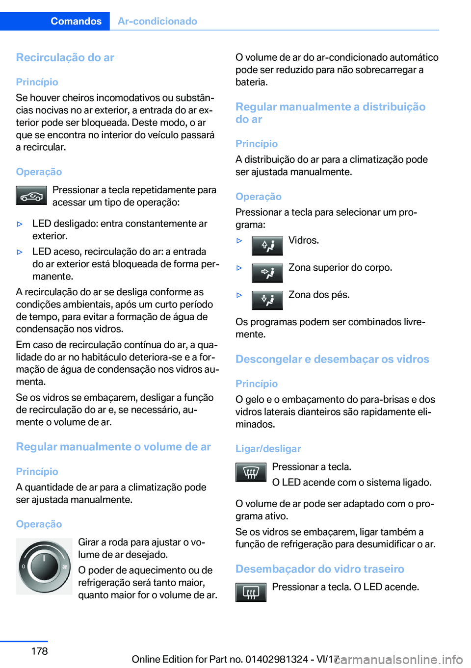 BMW X4 2018  Manual do condutor (in Portuguese) �R�e�c�i�r�c�u�l�a�